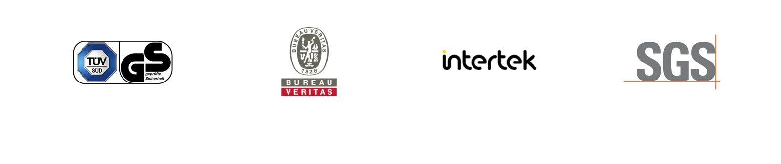 These four images are all logos for the Independent testing labs that are used by Coppetch.